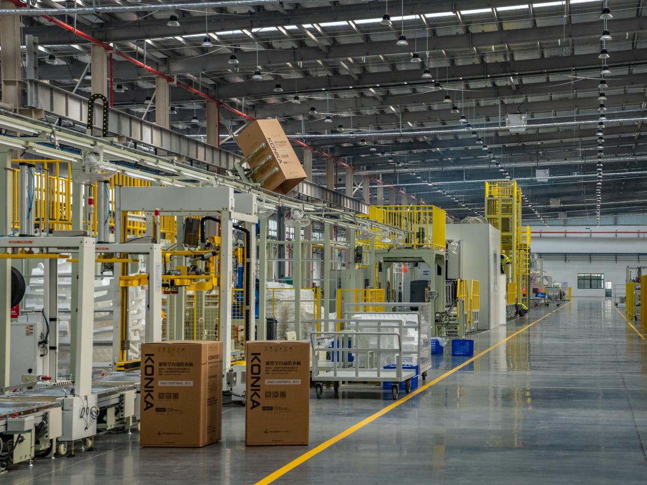 首列家電出口中歐班列“康佳號(hào)”鳴笛啟程，中國家電加速駛向全球市場(chǎng)